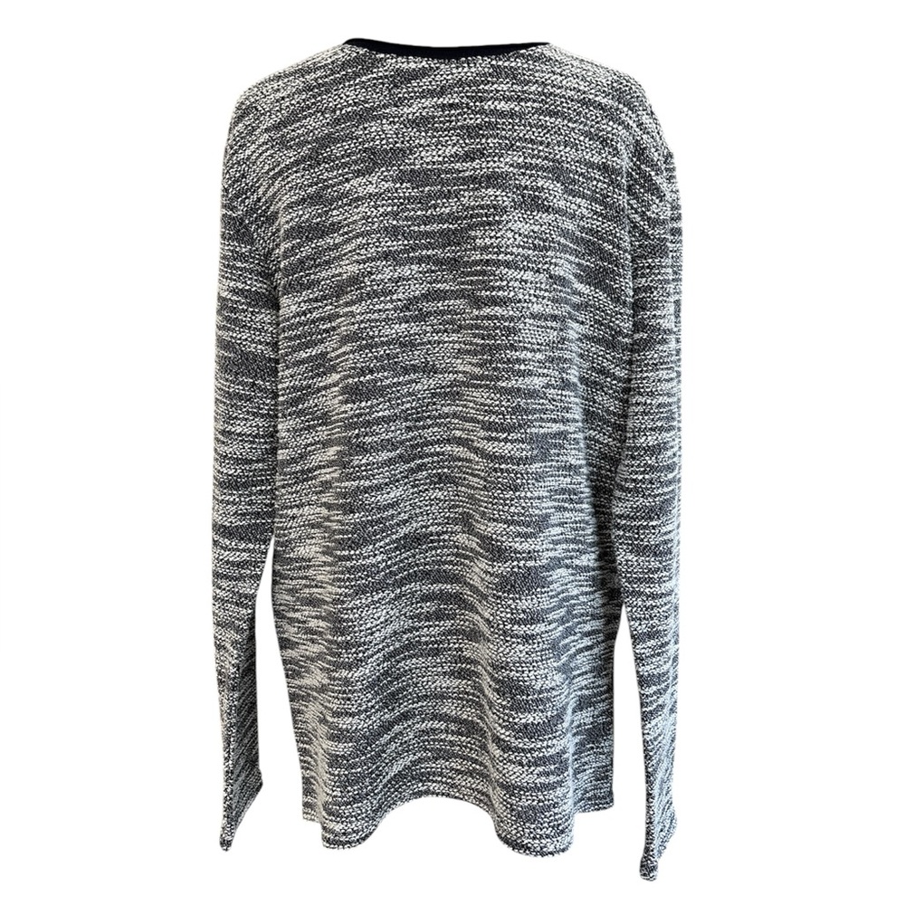 7 Diamonds Burgos Knit Sweater Marled White/Black Men’s L
